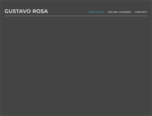 Tablet Screenshot of gustavorosa.com